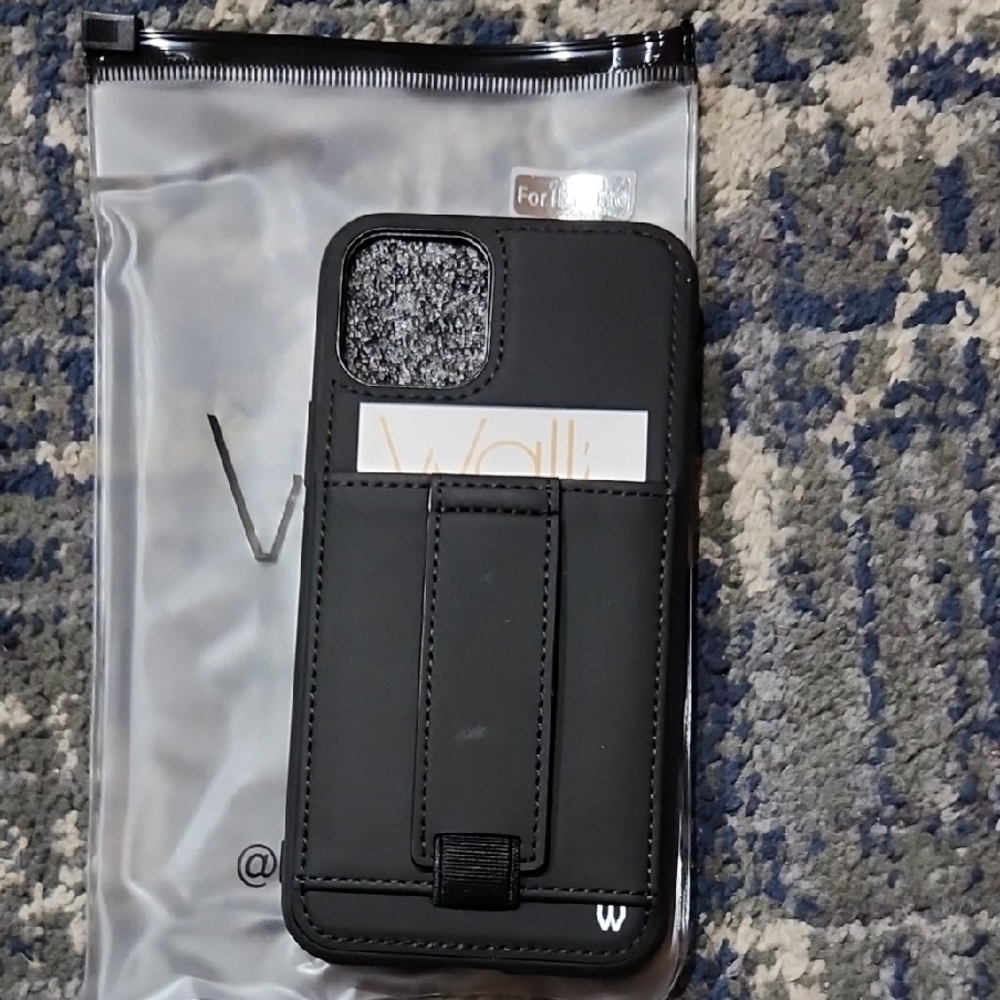 Iphone 11 Pro Black Phone Case with Stand and Cardholder